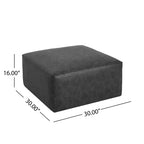 Modern Indoor Versatile Upholstered Square Ottoman