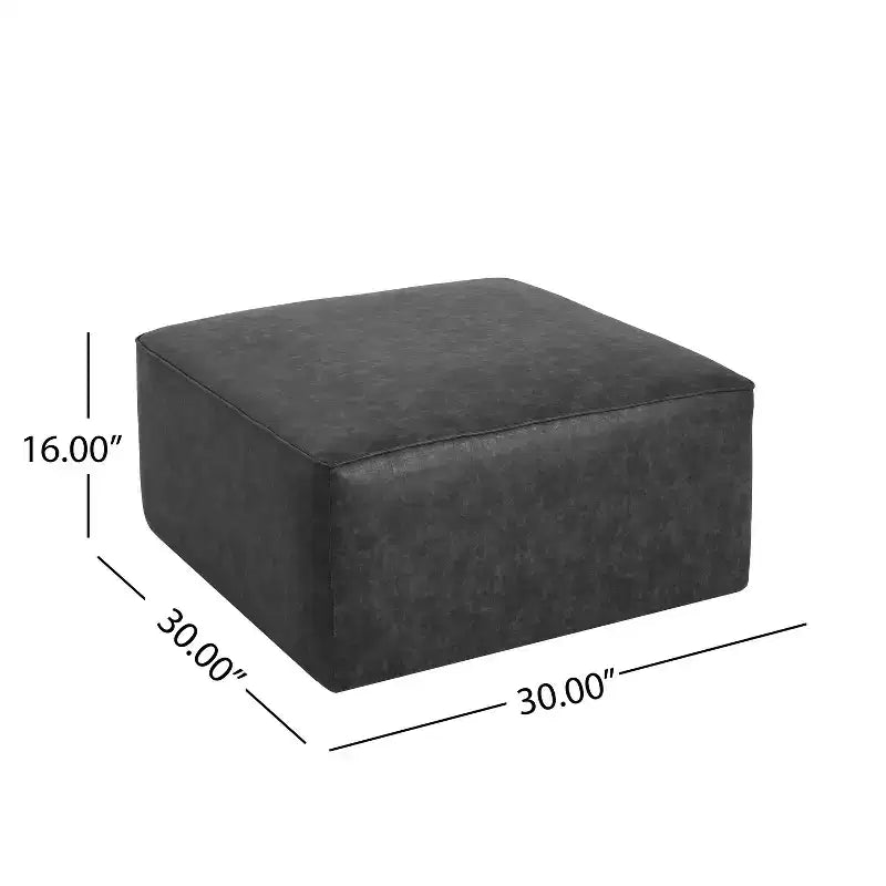 Modern Indoor Versatile Upholstered Square Ottoman