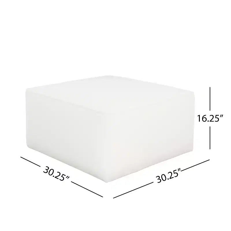 Modern Indoor Versatile Upholstered Square Ottoman