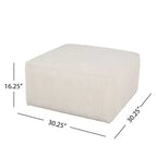 Modern Indoor Versatile Upholstered Square Ottoman