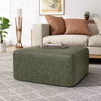 Modern Indoor Versatile Upholstered Square Ottoman