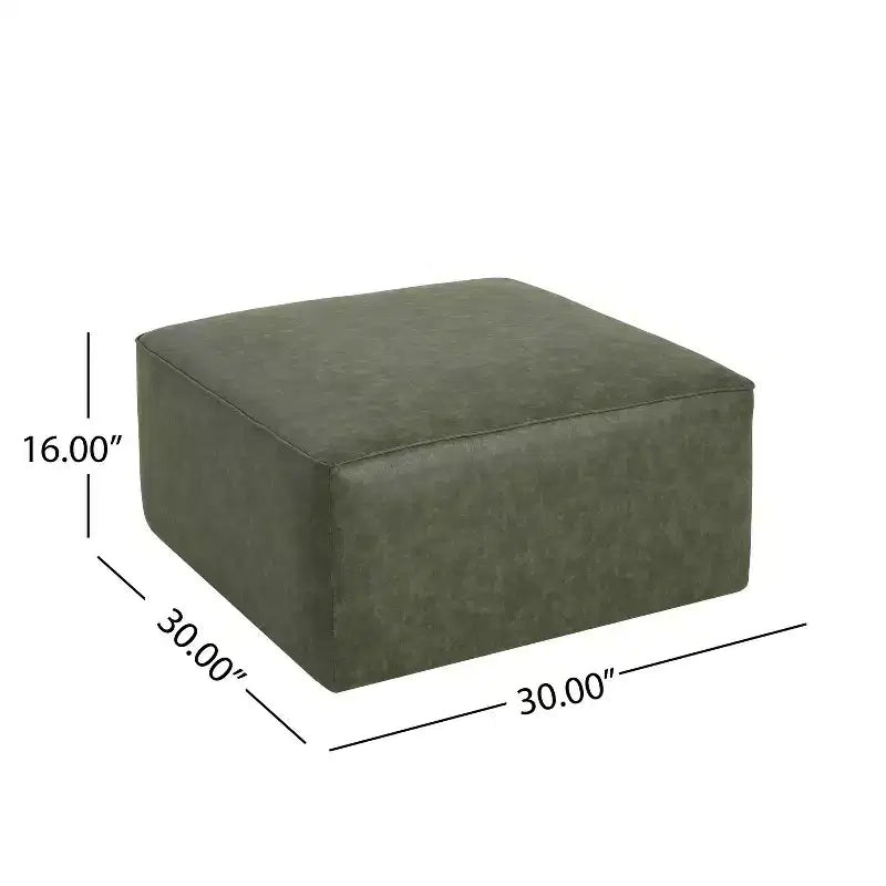Modern Indoor Versatile Upholstered Square Ottoman