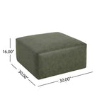 Modern Indoor Versatile Upholstered Square Ottoman