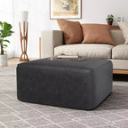 Modern Indoor Versatile Upholstered Square Ottoman