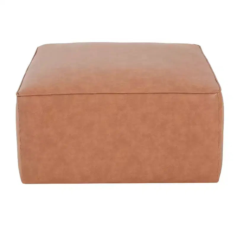 Modern Indoor Versatile Upholstered Square Ottoman