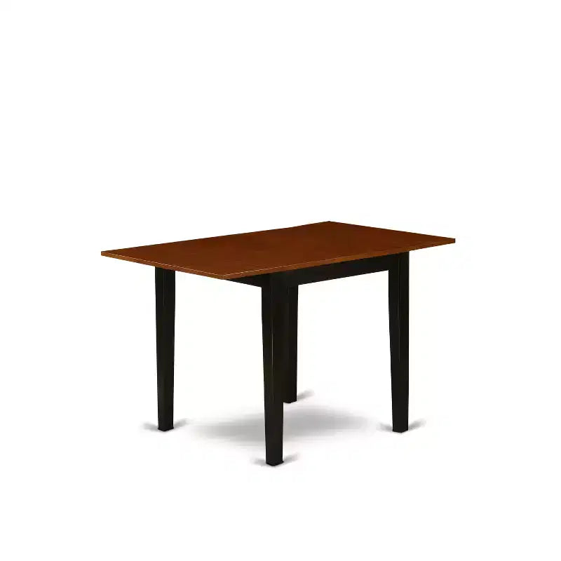 Rechthoekige tafel 30X48 met 2 uitschuifbladen