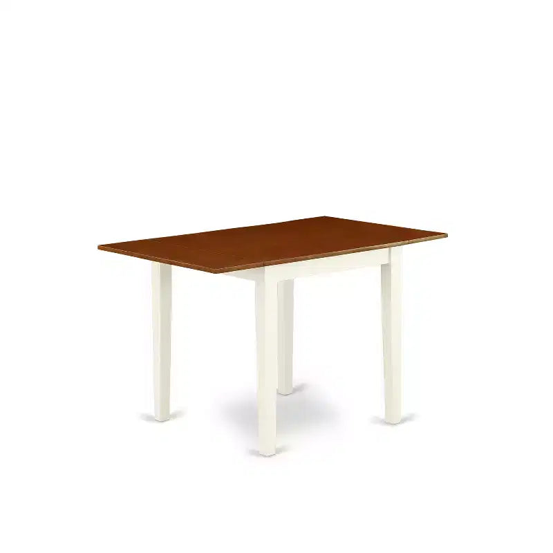 Rechthoekige tafel 30X48 met 2 uitschuifbladen