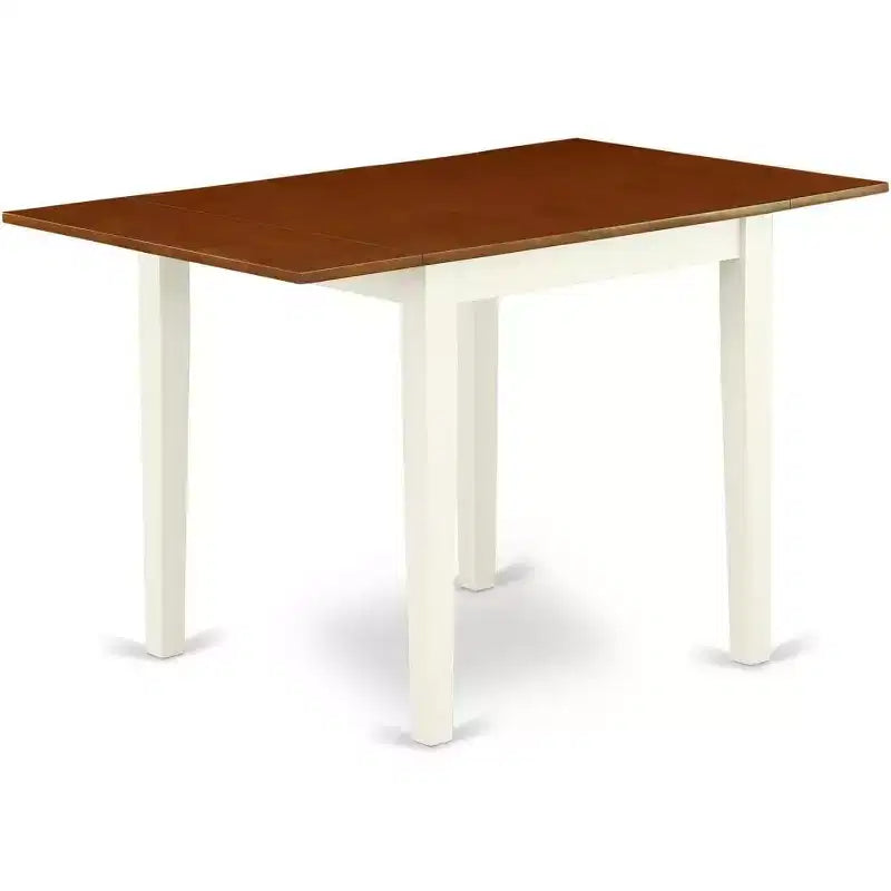 Rechthoekige tafel 30X48 met 2 uitschuifbladen