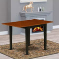 HomeStock Rectangular Table 30X48 With 2 Drop Leaves