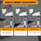 Barber Chair Hair Salon Chair with Hydraulic Pump 360 Degrees Swivel