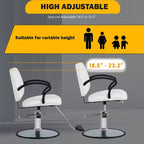 Barber Chair Hair Salon Chair with Hydraulic Pump 360 Degrees Swivel