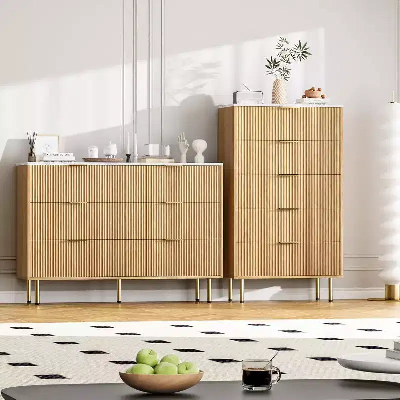 Cassettiera per camera da letto, cassettiera moderna a 6 cassetti, organizzatore in legno per camera da letto, soggiorno, corridoio, ingresso