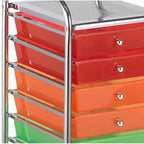20-Drawer Everyday Mobile Storage Utility Cart, Craft Organizer