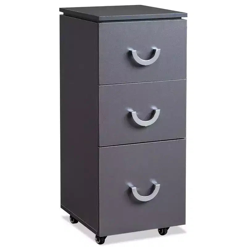 Salon Trolley Cart with Wheels, 3 Drawers, Side Tool Holders