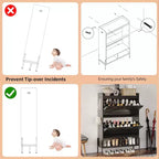 2-Drawer Shoe Cabinet, Freestanding Entryway Organizer with Flip-Up Doors, Metal Legs, Narrow Shoe Rack for Dry/Wet Separation Storage
