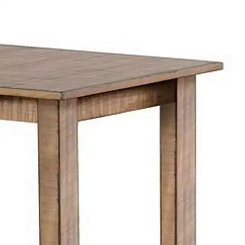 Bar Height Dining Table | 48 Rectangular Top | Mahogany Wood