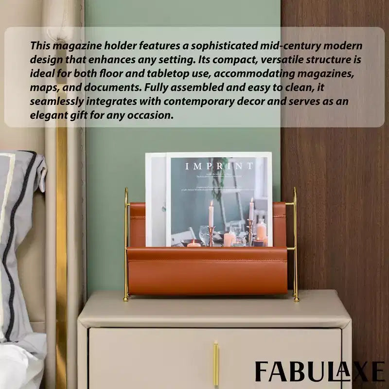 Magazine Holder and Rack for Desktop, Home Office, Living Room, Waiting Areas, Magazines, Books, Newspapers and Other Reading Materials 14