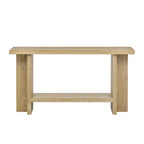 Konsolentische für den Eingangsbereich, großer Sofatisch hinter dem Sofa, Holzkonsolentische mit T-förmigen Designbeinen für Wohnzimmer, Flur