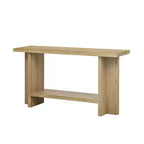 Konsolentische für den Eingangsbereich, großer Sofatisch hinter dem Sofa, Holzkonsolentische mit T-förmigen Designbeinen für Wohnzimmer, Flur