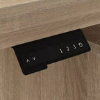Height-Adjustable Computer Desk Office Desk Built-In Storage Cabinet & Drawer