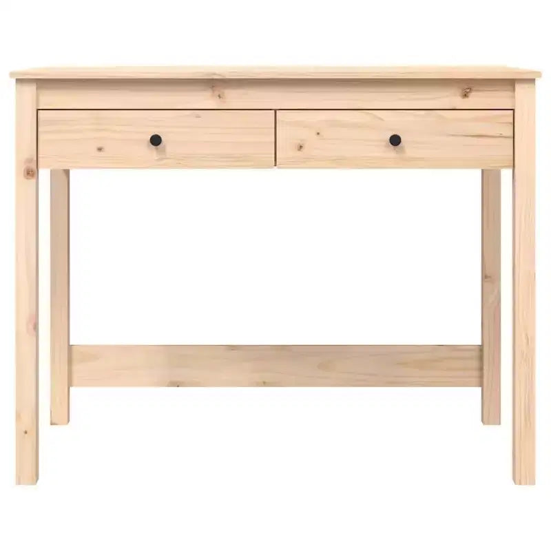 Desk Natural Wood Solid pine wood Medium Desk Rectangular