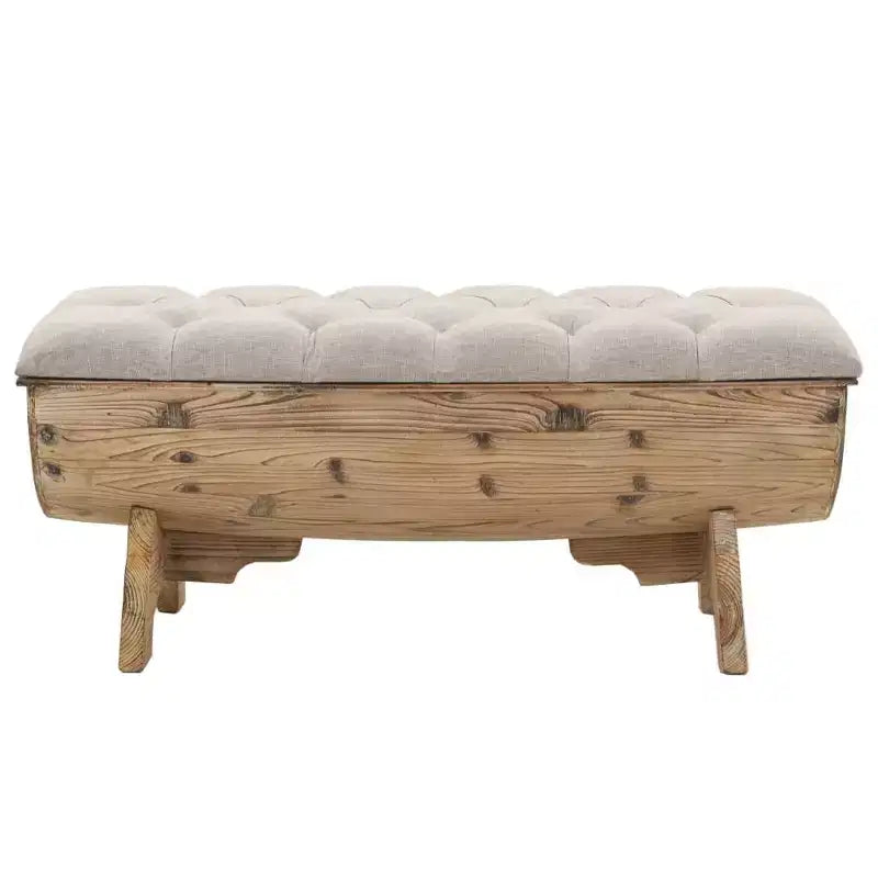Storage Bench 40.6 Solid Wood Fir