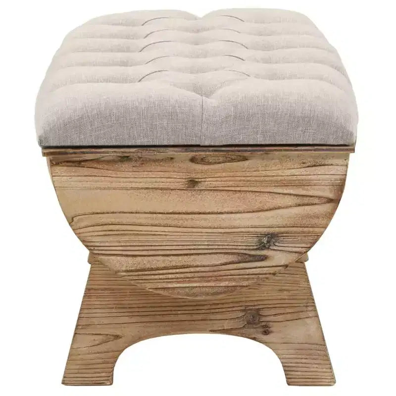 Storage Bench 40.6 Solid Wood Fir