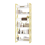 6 Tier Bookshelf Bookcase Open Storage Rack Shelves For Living Room/Home/Office, Simple Assembly