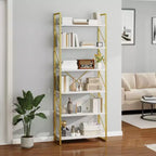6 Tier Bookshelf Bookcase Open Storage Rack Shelves For Living Room/Home/Office, Simple Assembly
