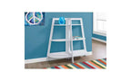 3-Tier Modern Ladder Bookshelves,Open Bookshelf,Wood Shelf Book Racks,Bookcases for Small Space,Living Room,Bedroom,Office