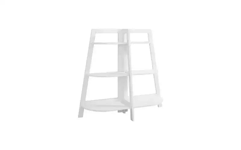 3-Tier Modern Ladder Bookshelves,Open Bookshelf,Wood Shelf Book Racks,Bookcases for Small Space,Living Room,Bedroom,Office