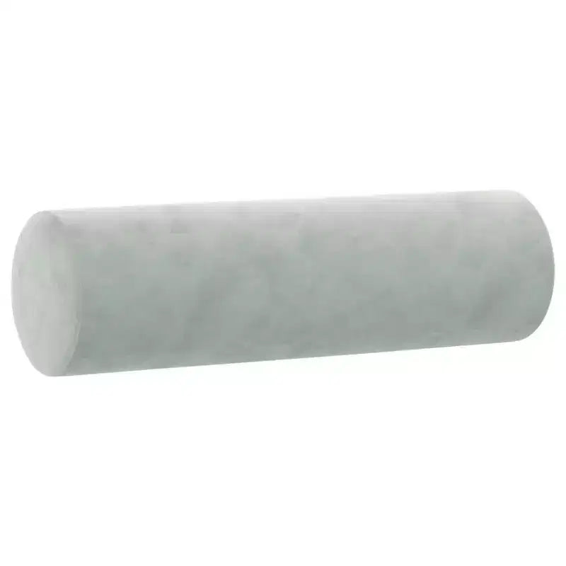3-Seater Sofa with Throw Pillows Light Gray 70.9 Velvet
